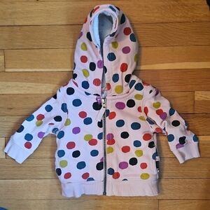 Hanna Andersson Multicolor Polka Dot Kids Hoodie